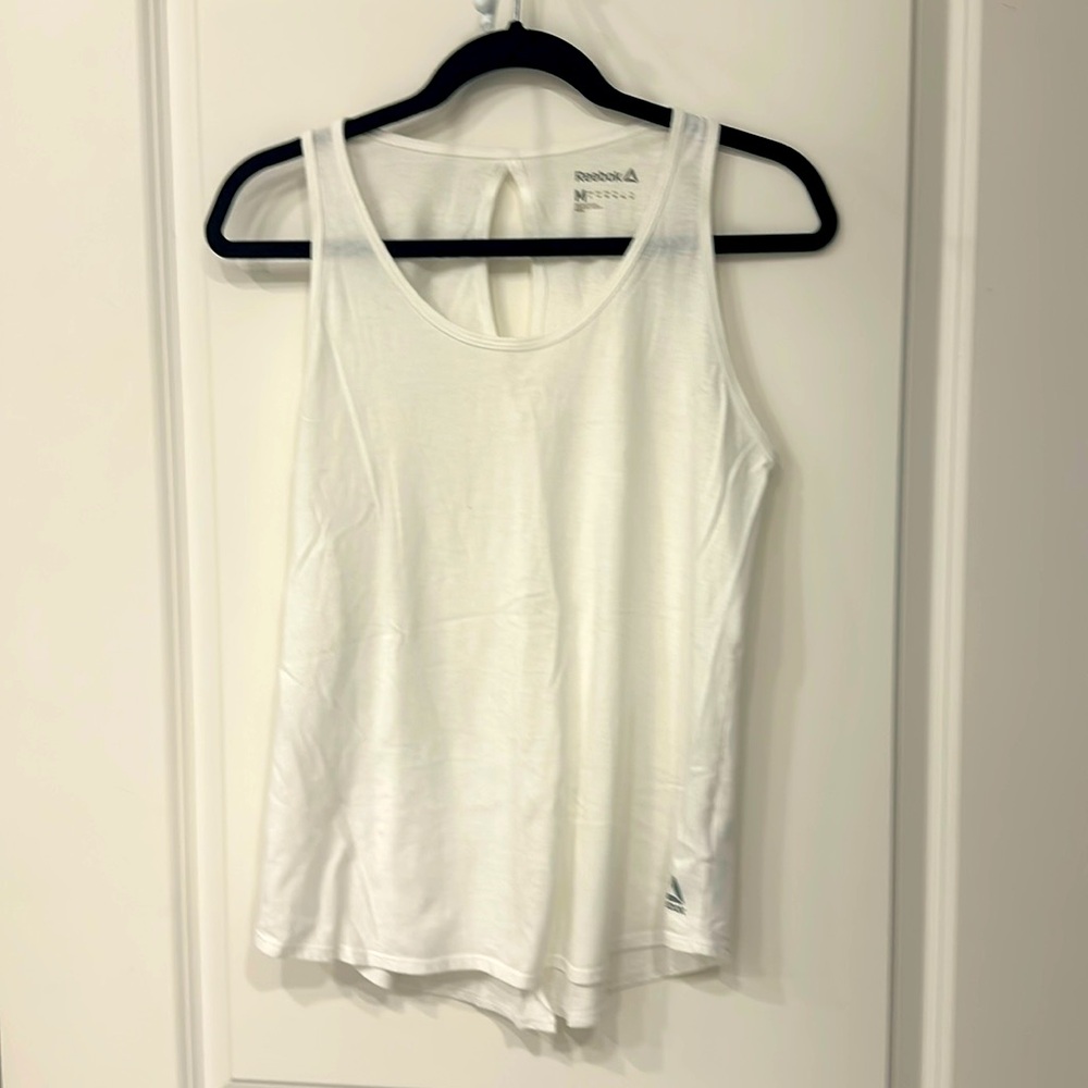 Reebok white tank